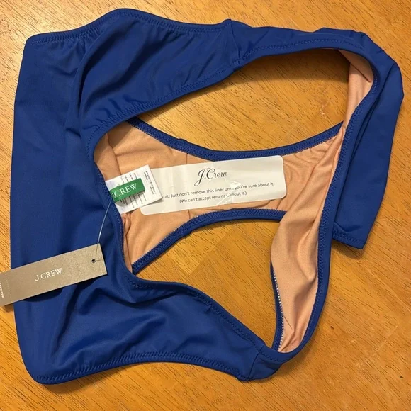 NWT J Crew High Cut Bikini Swimsuit Bottoms - Picture 3 of 3